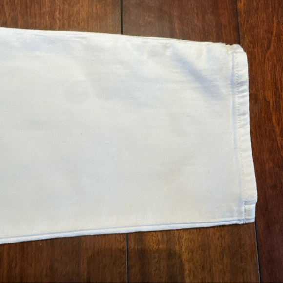 J.Crew Jeans Womens 31 White Straight Jeans Cotton Stretch Button Closure - Picture 6 of 7